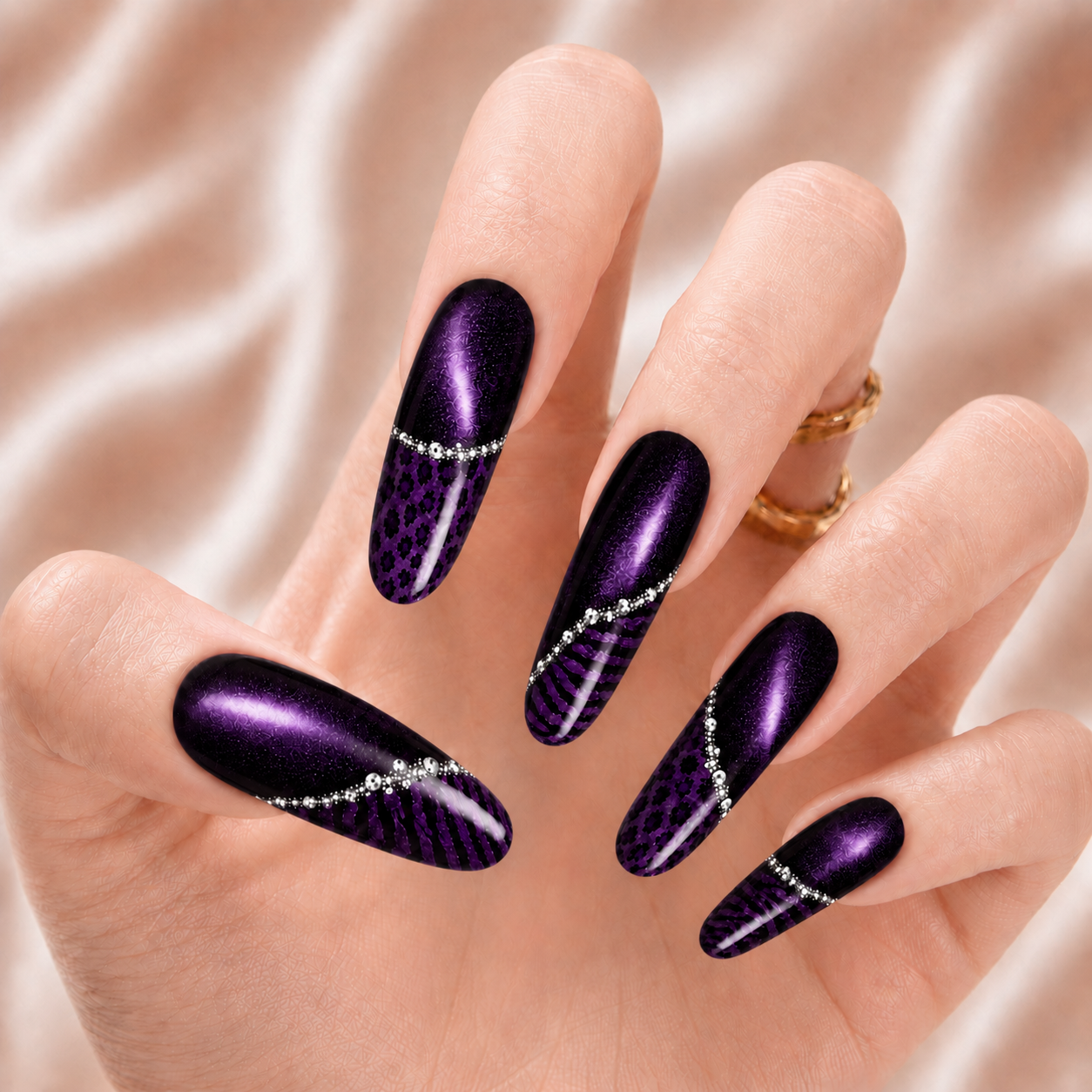 Purple Leopard - Press-On Nails