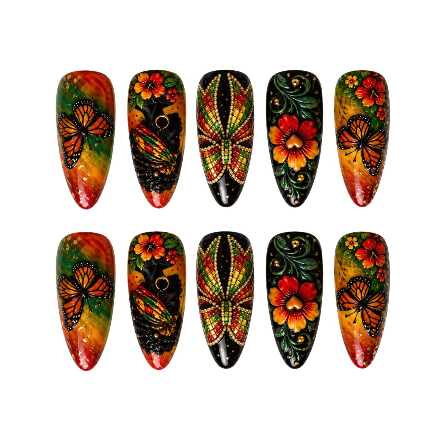 Black Women - Press-On Nails