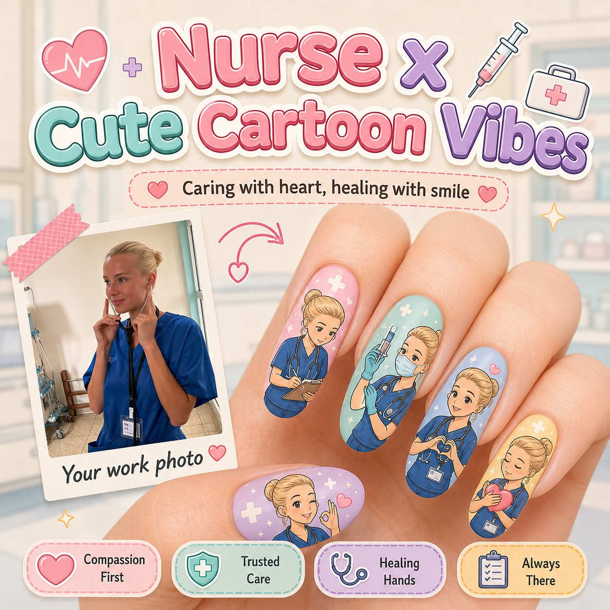 CUSTOMIZE CAREER NAILS