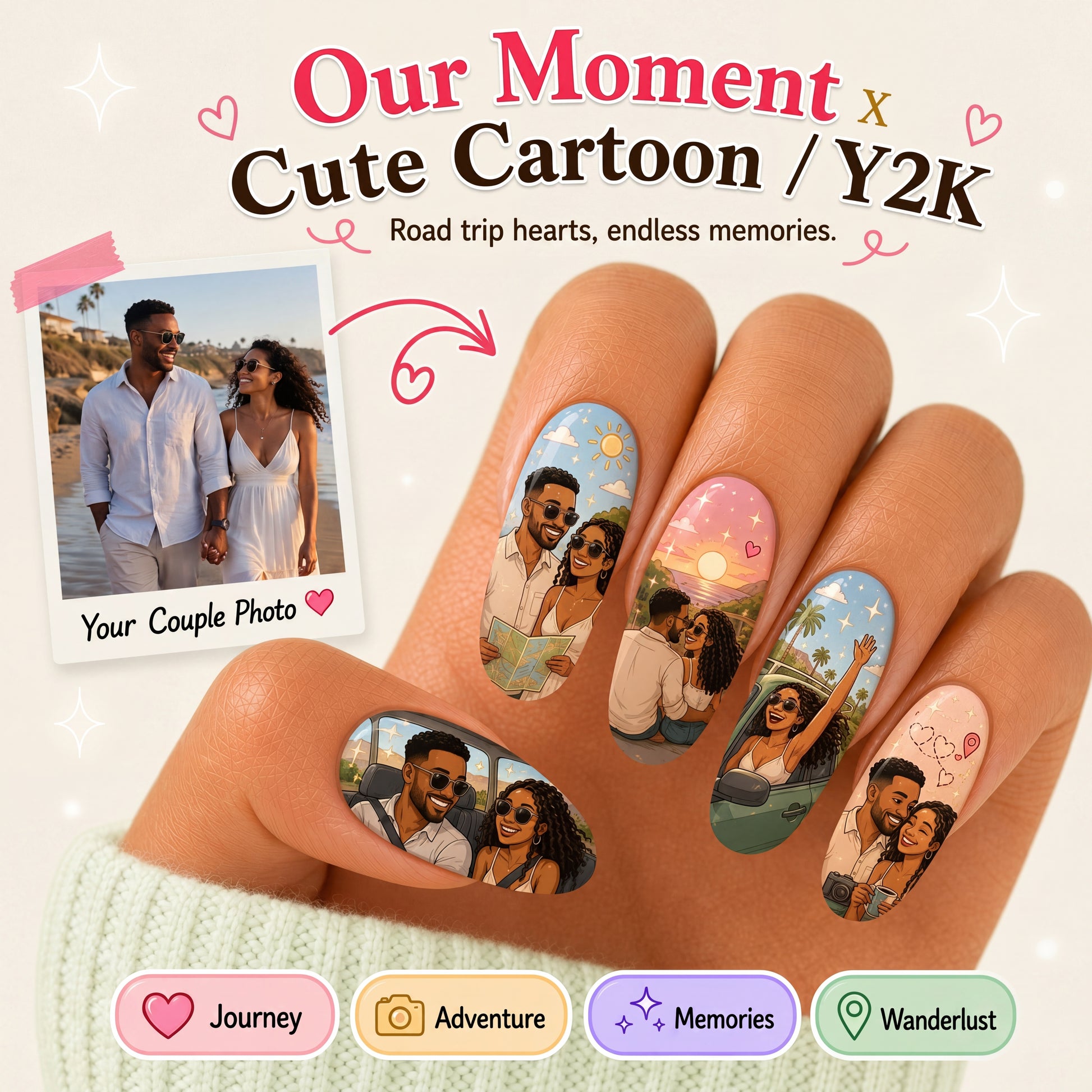 CUSTOMIZE COUPLE NAIL