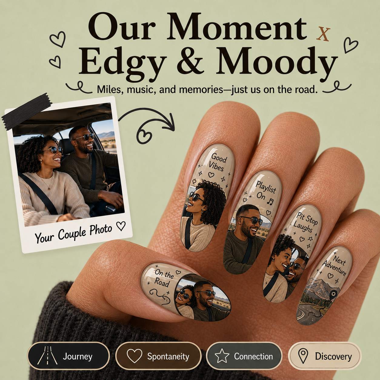 CUSTOMIZE COUPLE NAIL