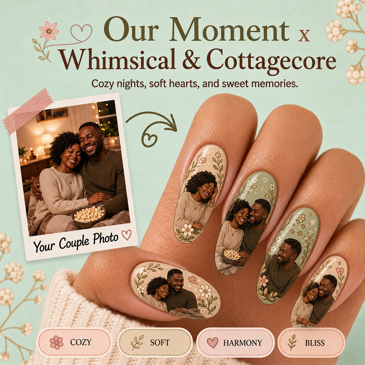CUSTOMIZE COUPLE NAIL