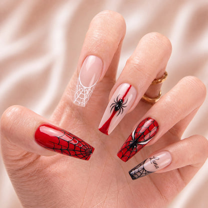 Spider Hero Web – Personalized Press-On Nails