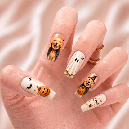 Customizes Dog Halloween – Personalized Press-On Nails