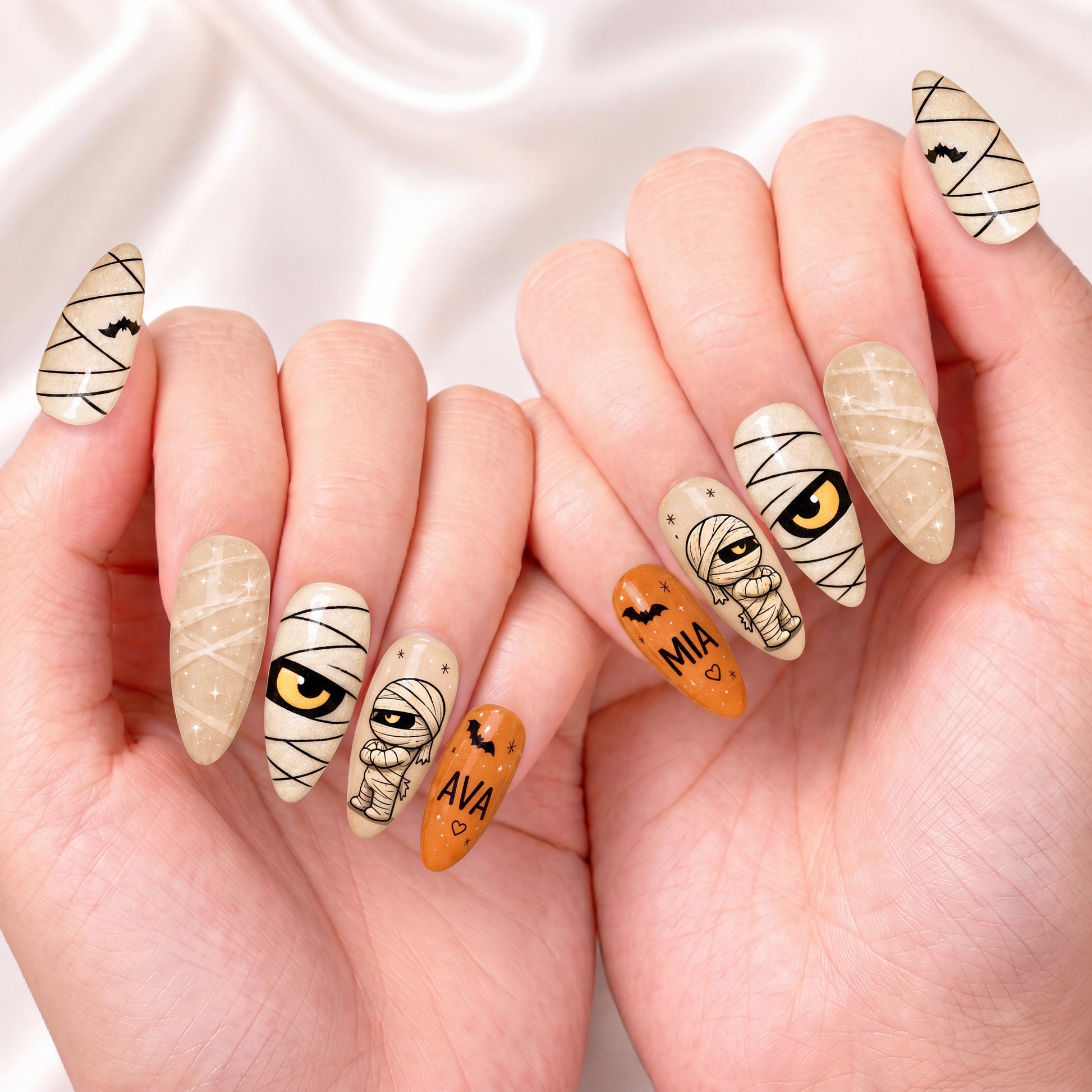 Grumpy Mummy Bestie - Personalized Press-On Nails