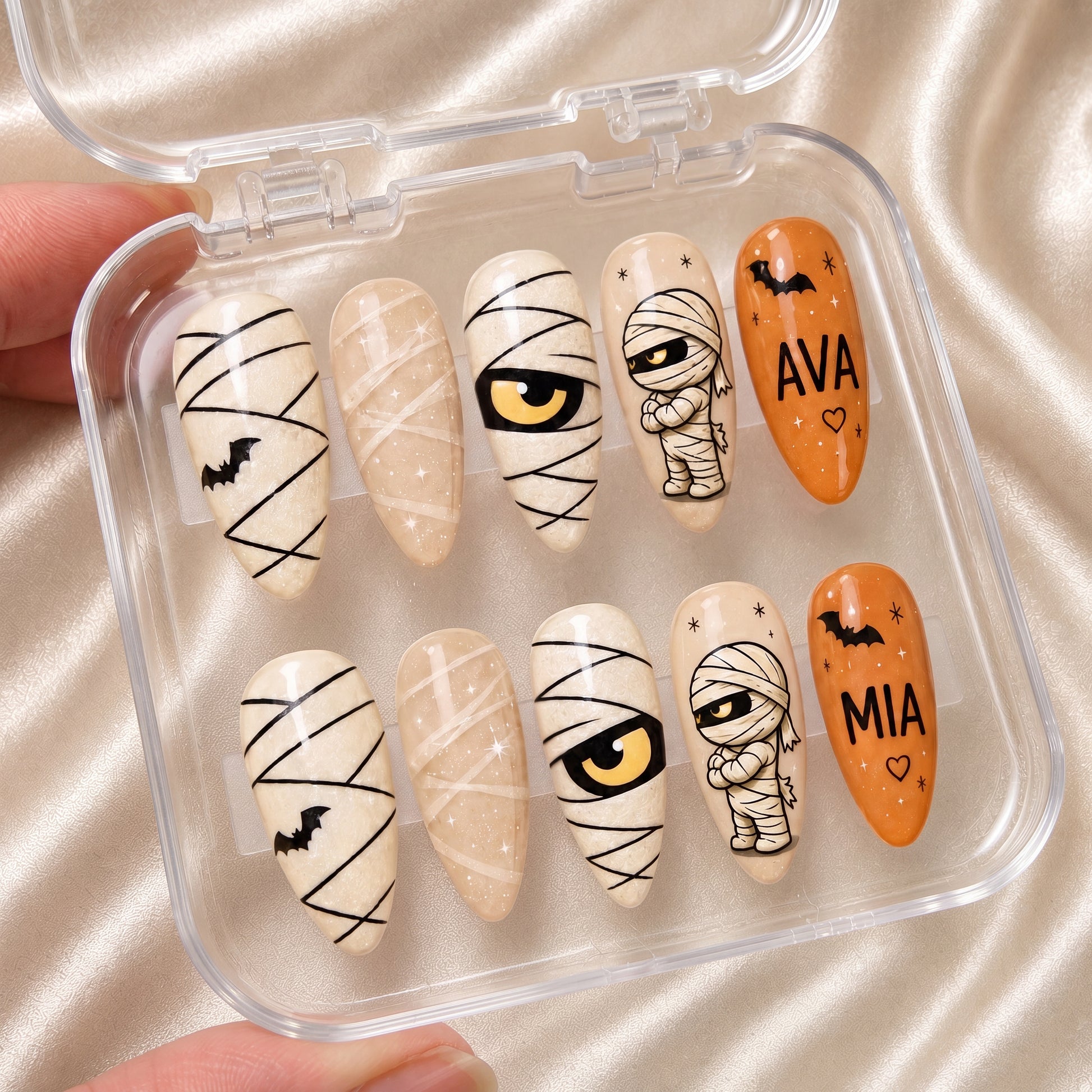 Grumpy Mummy Bestie - Personalized Press-On Nails