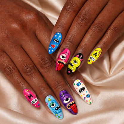 Fuggler Monster Bestie - Personalized Press-On Nails