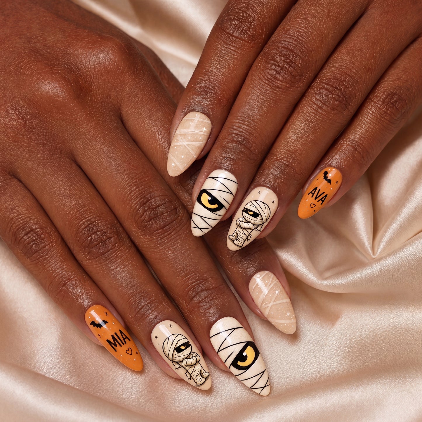 Grumpy Mummy Bestie - Personalized Press-On Nails