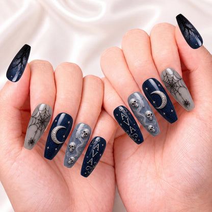 Midnight Moon Haunting - Personalized Press-On Nails