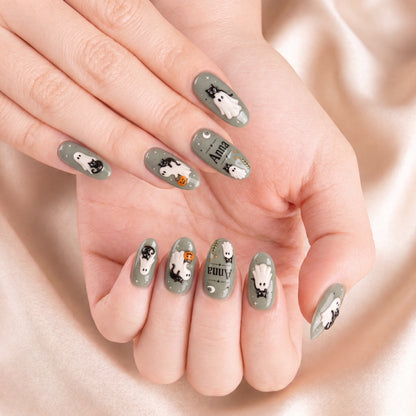 Phantom Purr - Personalized Press-On Nails