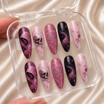 Blush Reaper Garden - Personalized Press-On Nails