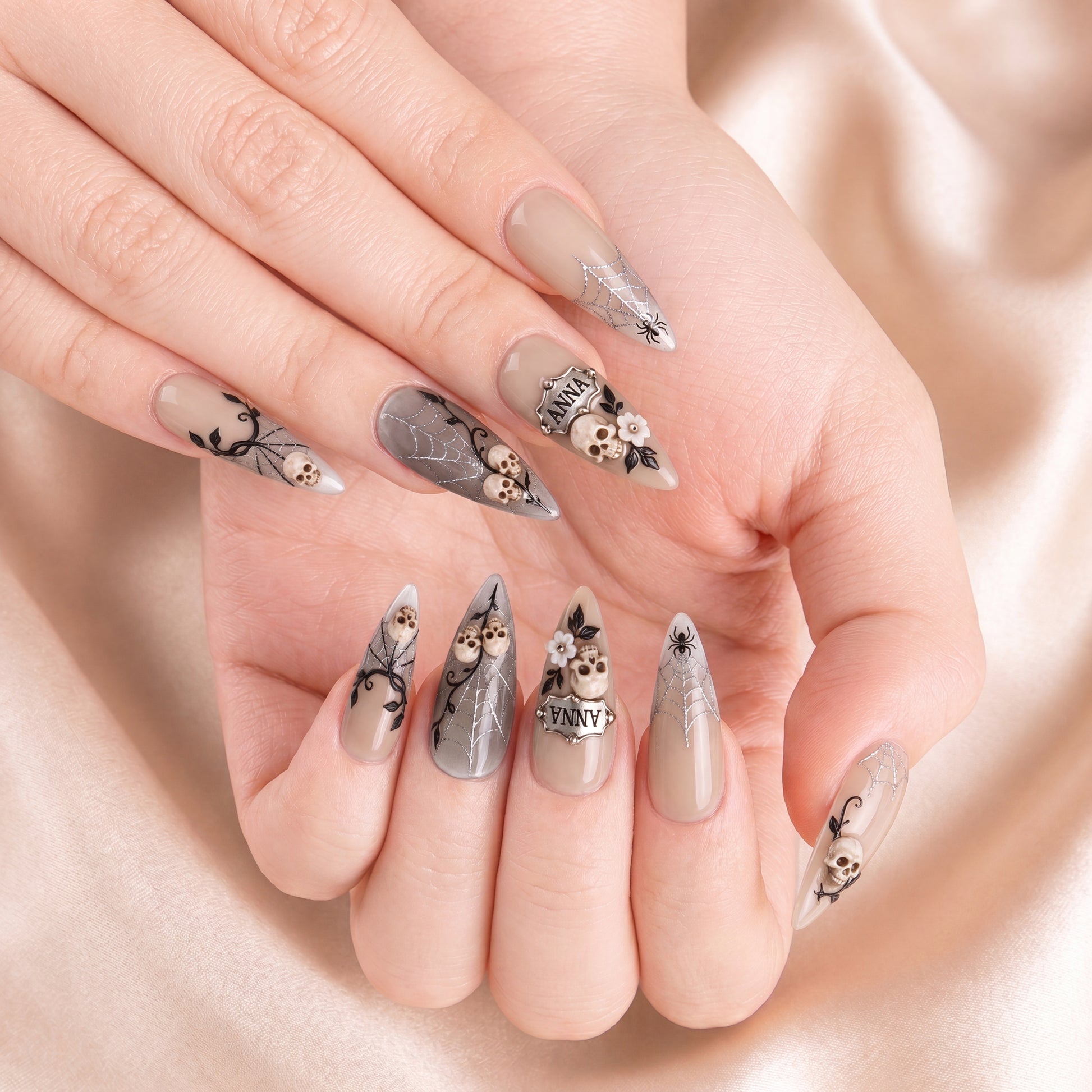 The Last Epitaph - Personalized Press-On Nails