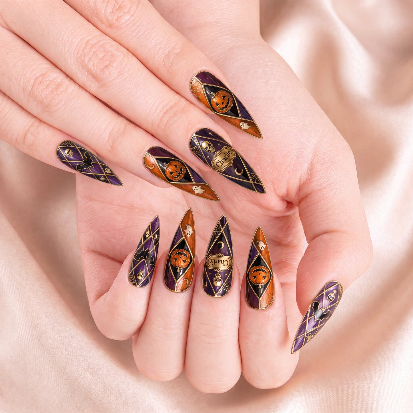 Cathedral of Shadows - Personalized Press-On Nails