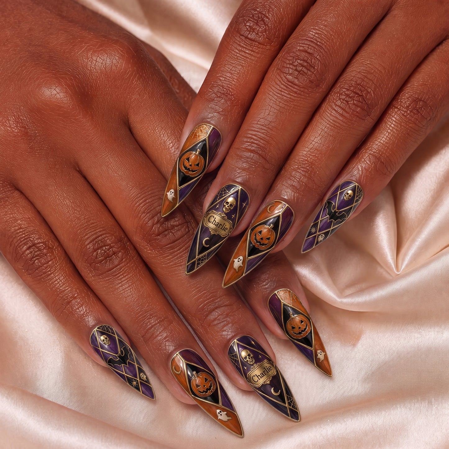 Cathedral of Shadows - Personalized Press-On Nails