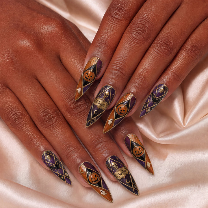 Cathedral of Shadows - Personalized Press-On Nails