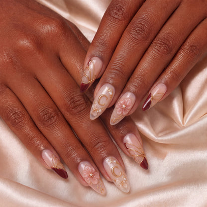 Blush Monarch - Personalized Press-On Nails