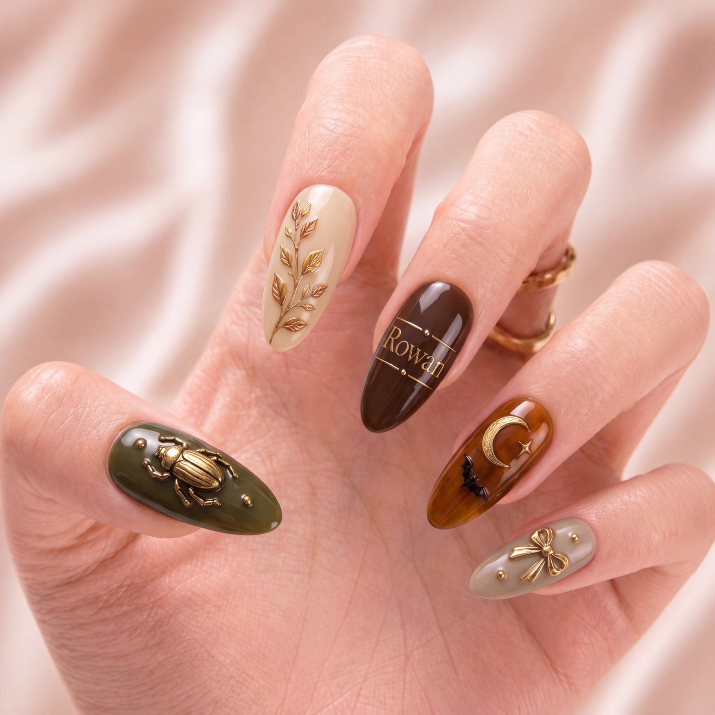 Olive Moon Curiosities - Personalized Press-On Nails