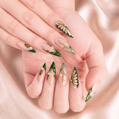 Jade Canopy - Personalized Press-On Nails