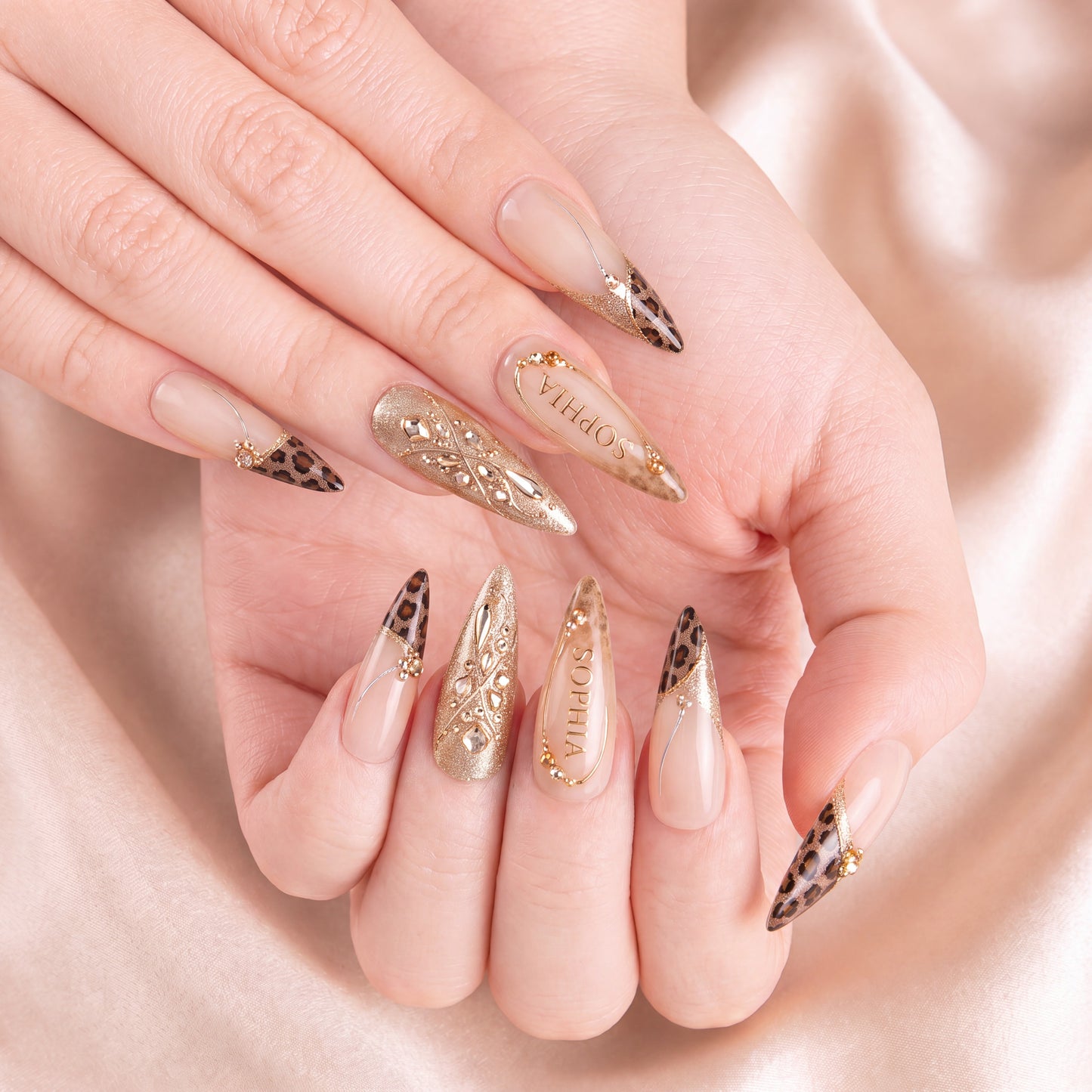 Safari Royale - Personalized Press-On Nails