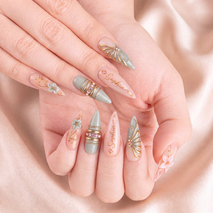 Blush Eden - Personalized Press-On Nails