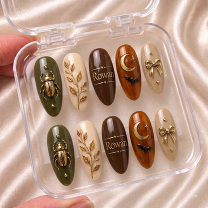 Olive Moon Curiosities - Personalized Press-On Nails