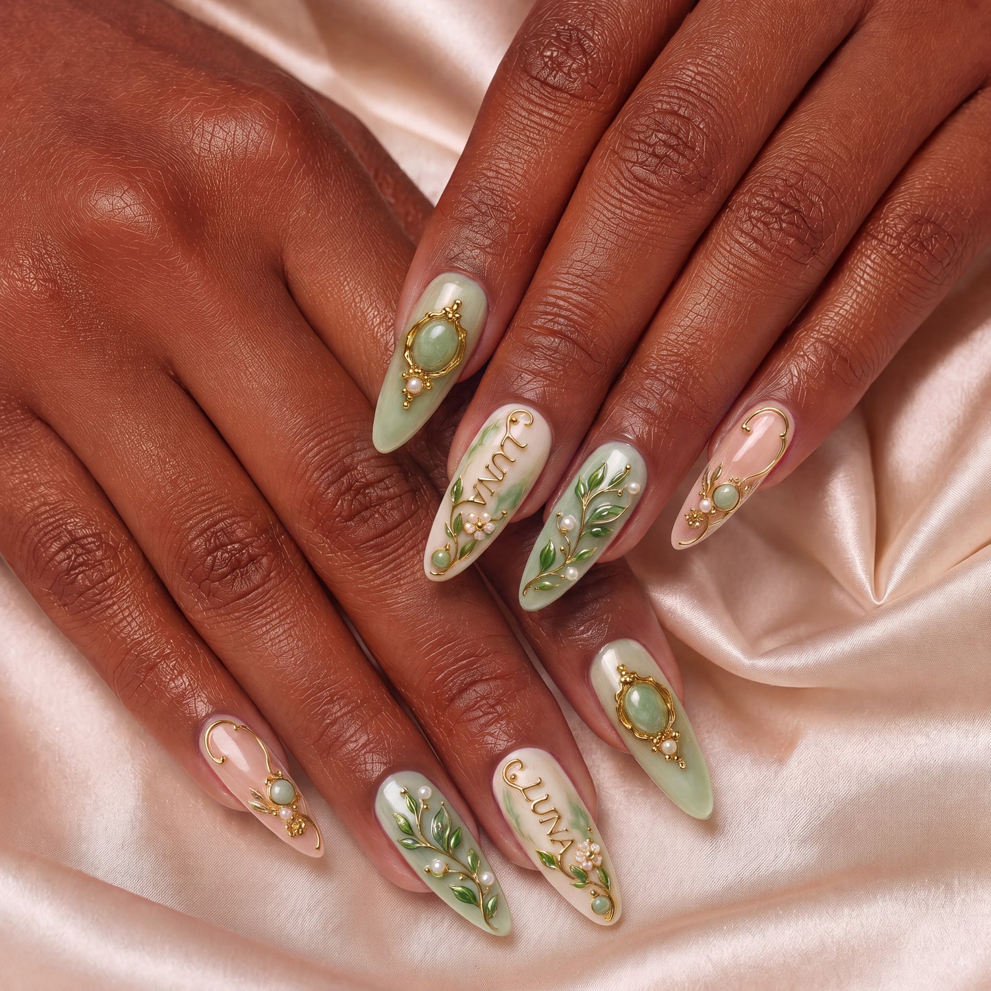 Jadevine Reverie - Personalized Press-On Nails