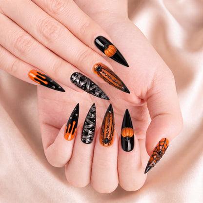 Webbed Magic - Personalized Press-On Nails