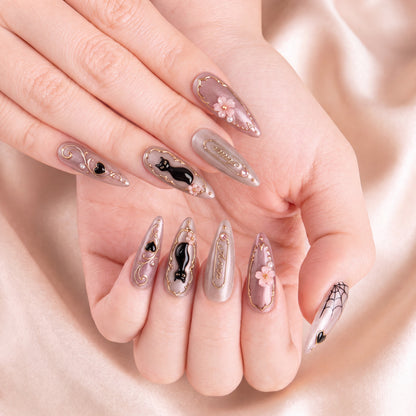 Blossom Enchant - Personalized Press-On Nails