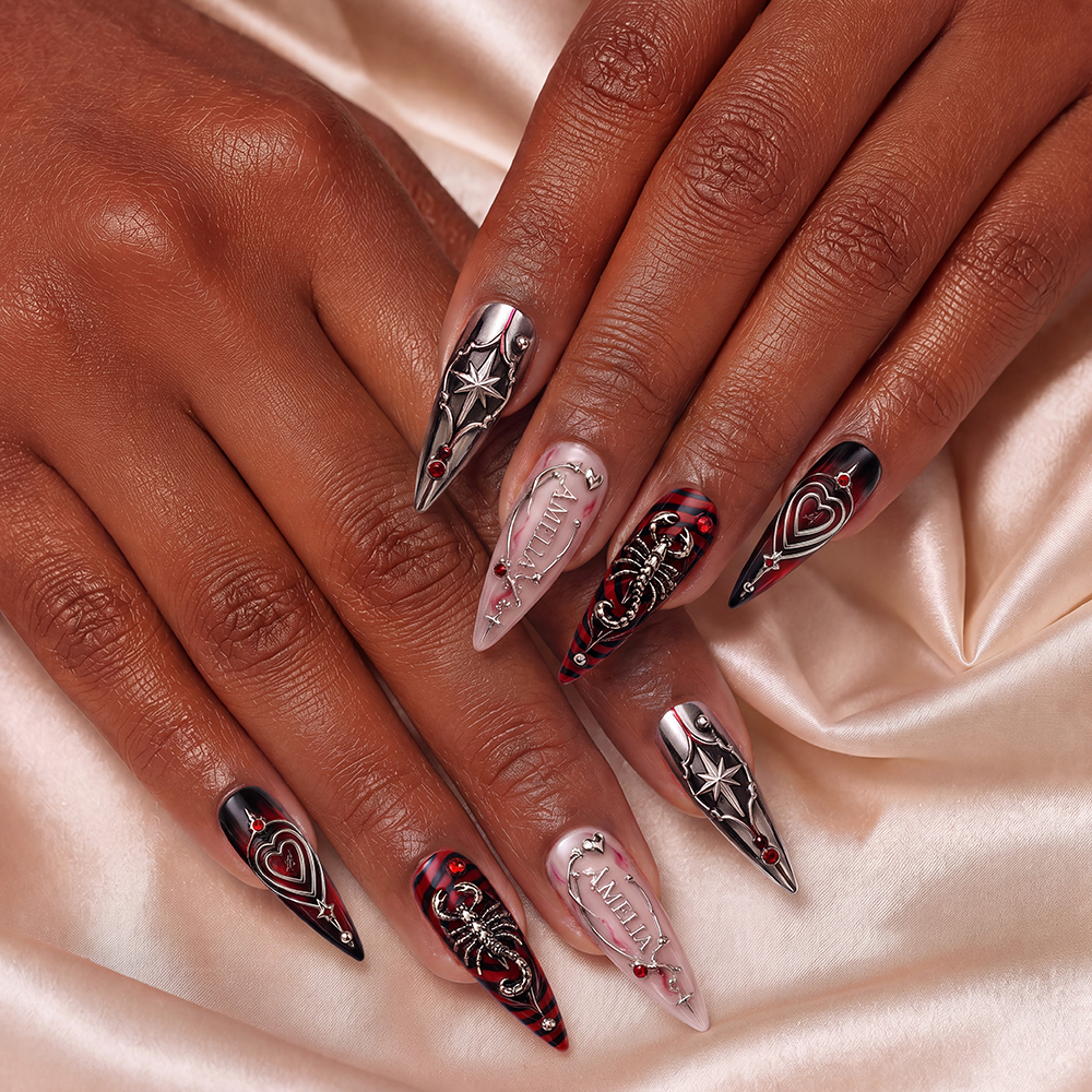 Bloodbound Love - Personalized Press-On Nails