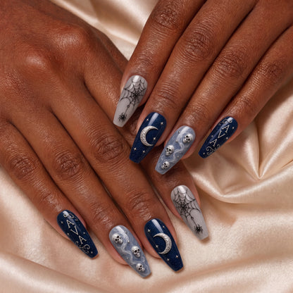 Midnight Moon Haunting - Personalized Press-On Nails