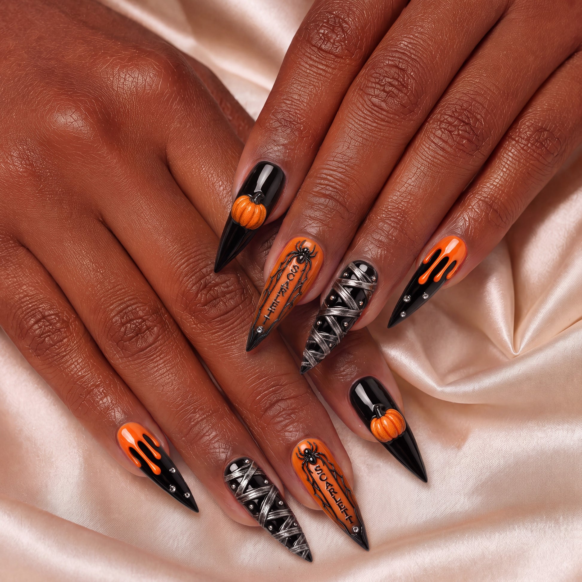 Webbed Magic - Personalized Press-On Nails
