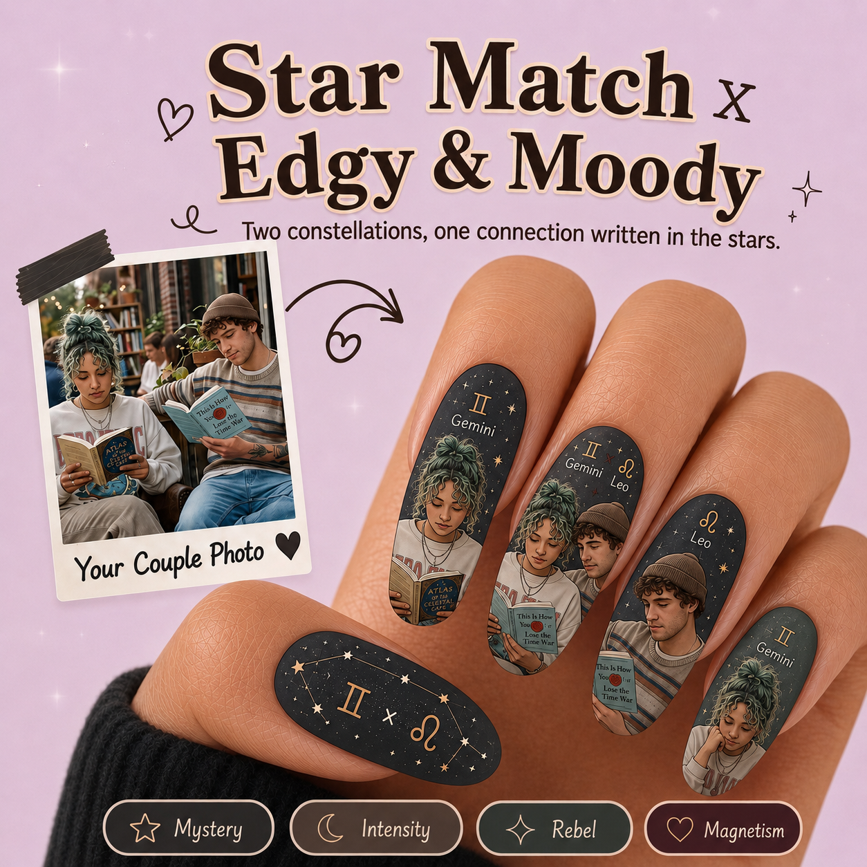 CUSTOMIZE COUPLE NAIL