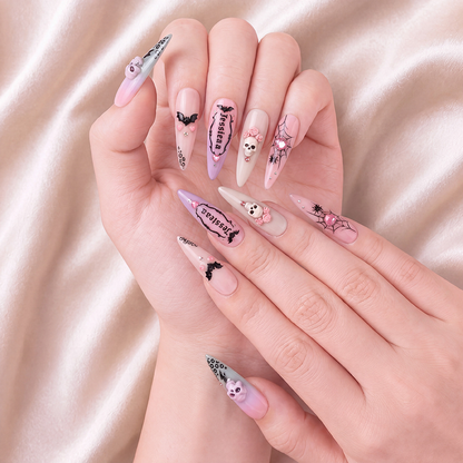 Sugar Skull Crush - Personalized Press-On Nails