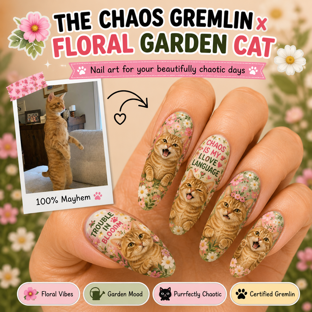 CUSTOM CAT NAILS