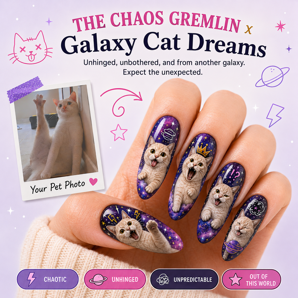 CUSTOM CAT NAILS