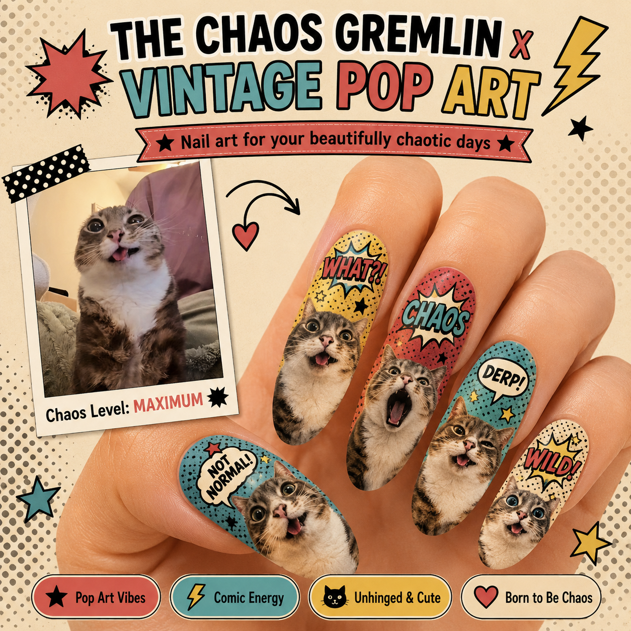 CUSTOM CAT NAILS