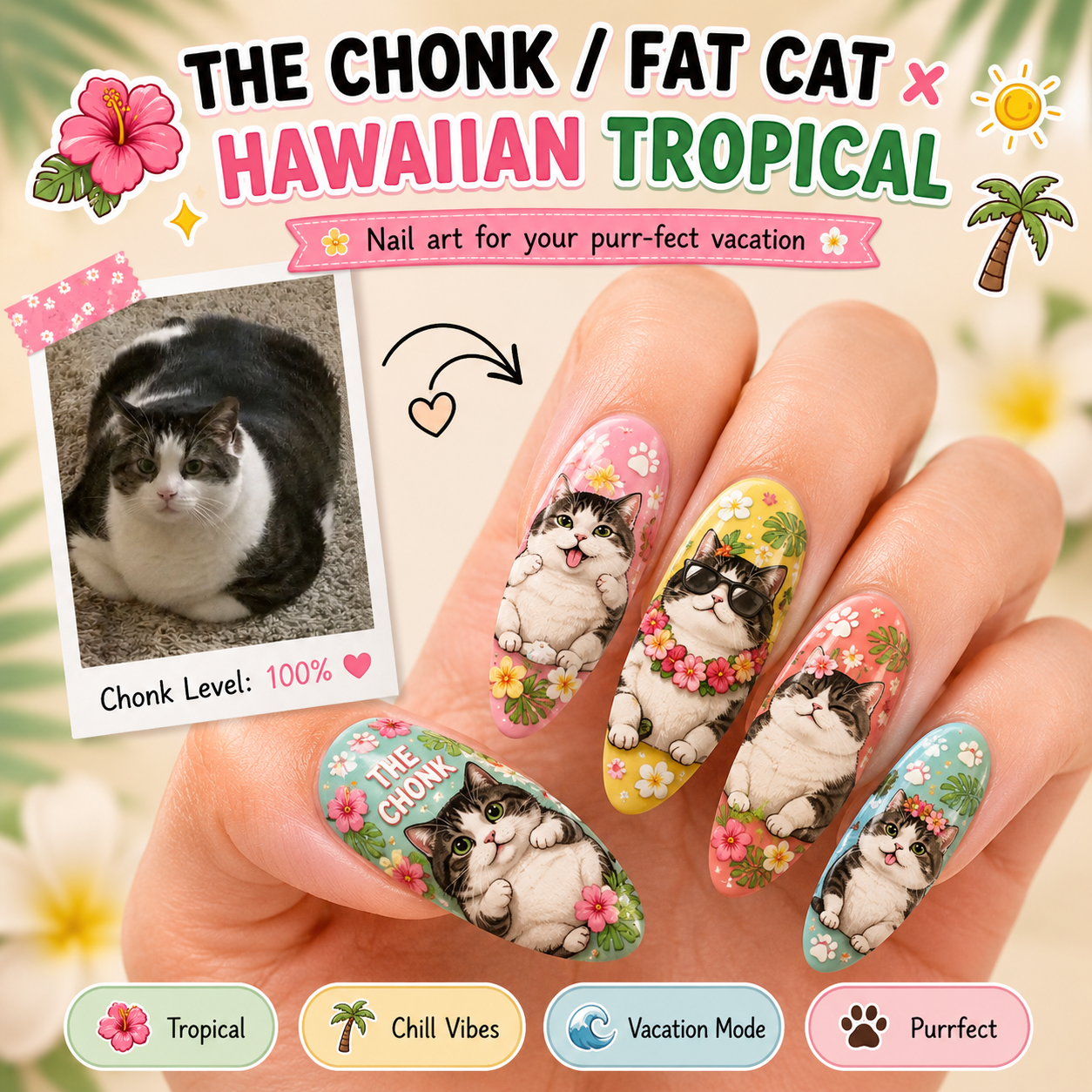 CUSTOM CAT NAILS