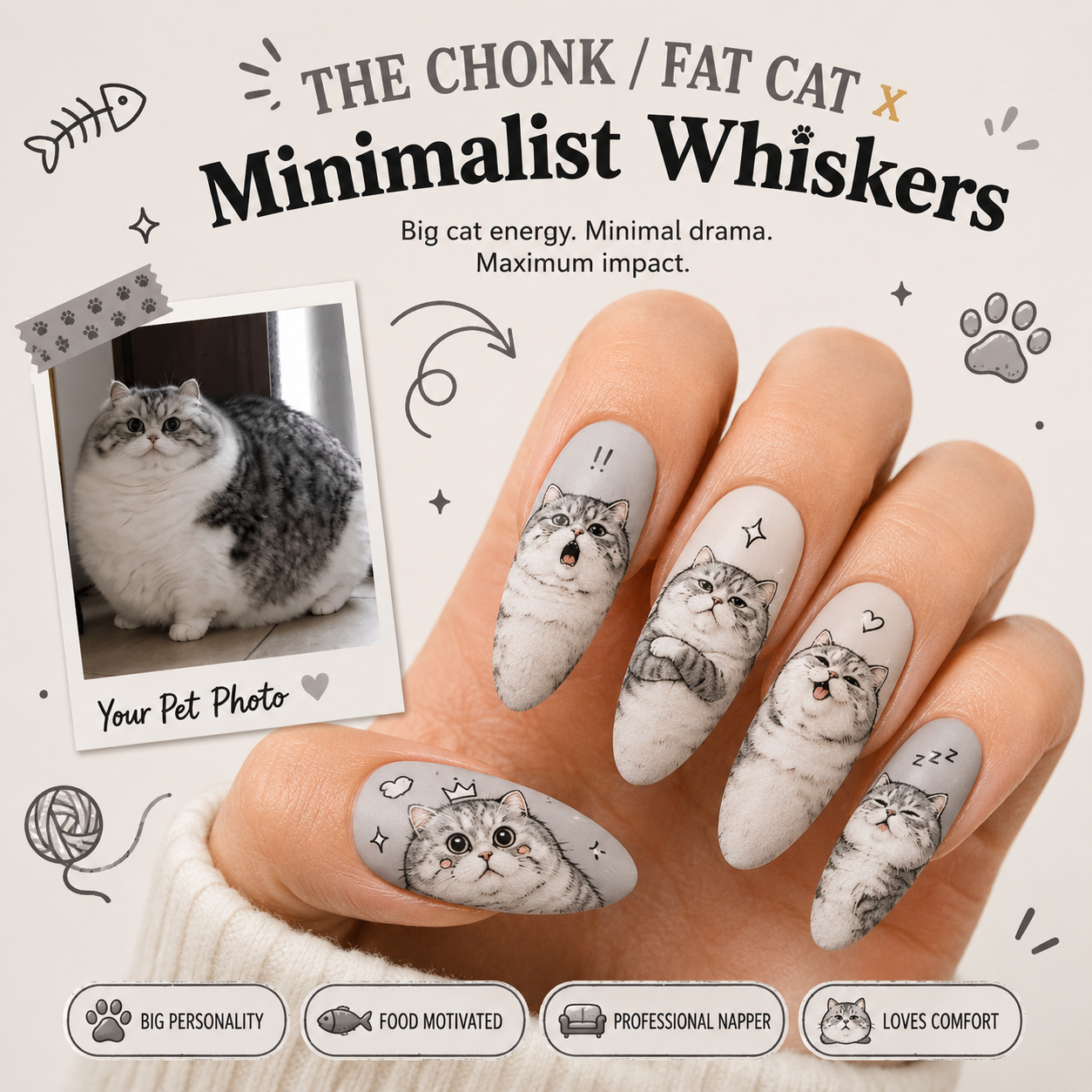 CUSTOM CAT NAILS