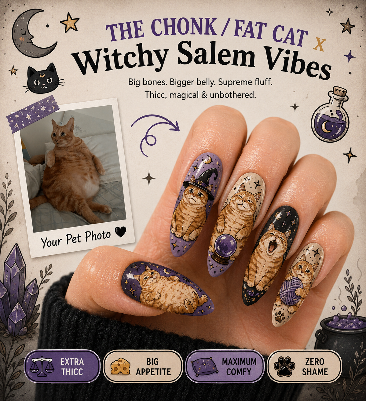 CUSTOM CAT NAILS