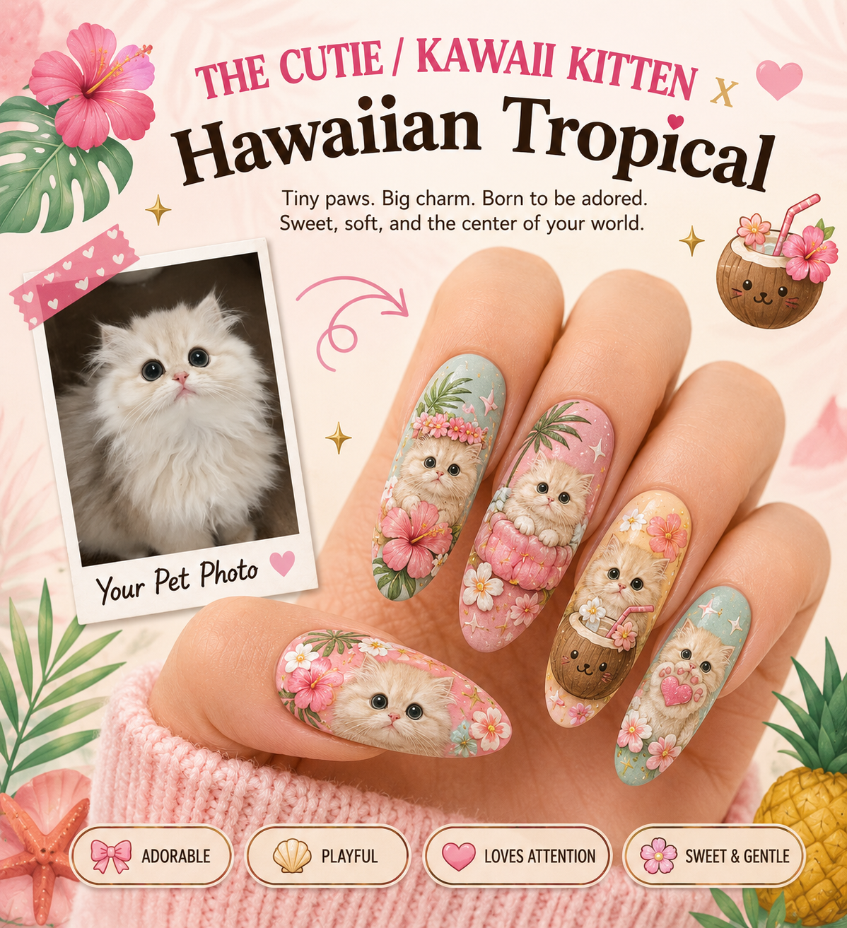 CUSTOM CAT NAILS