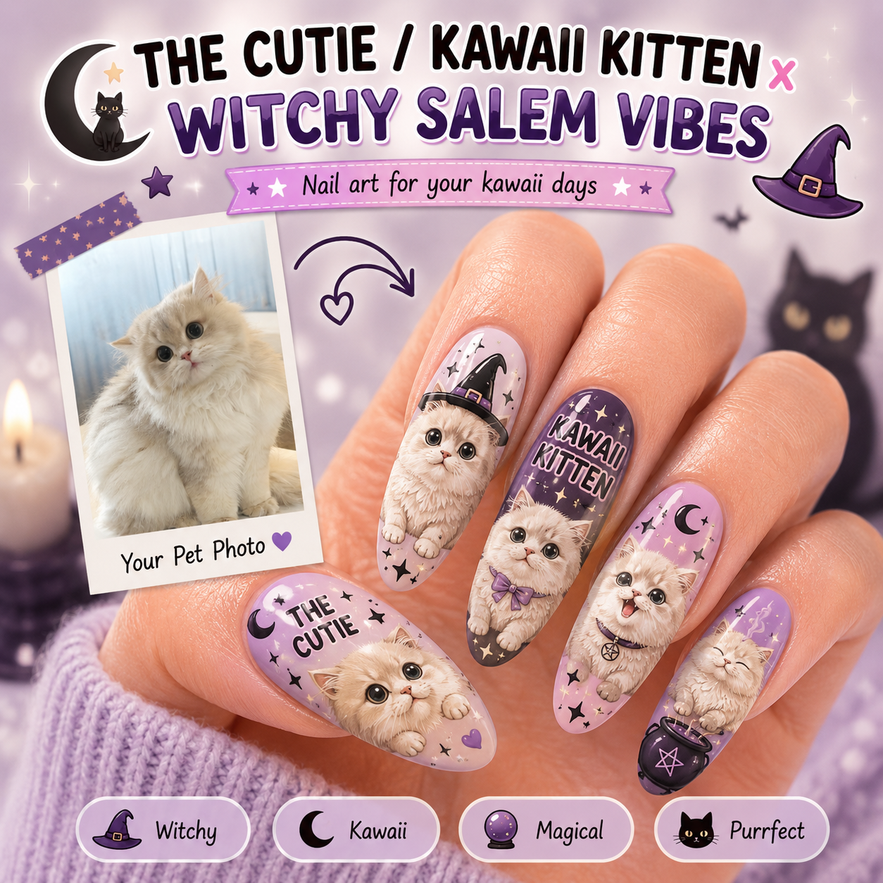 CUSTOM CAT NAILS