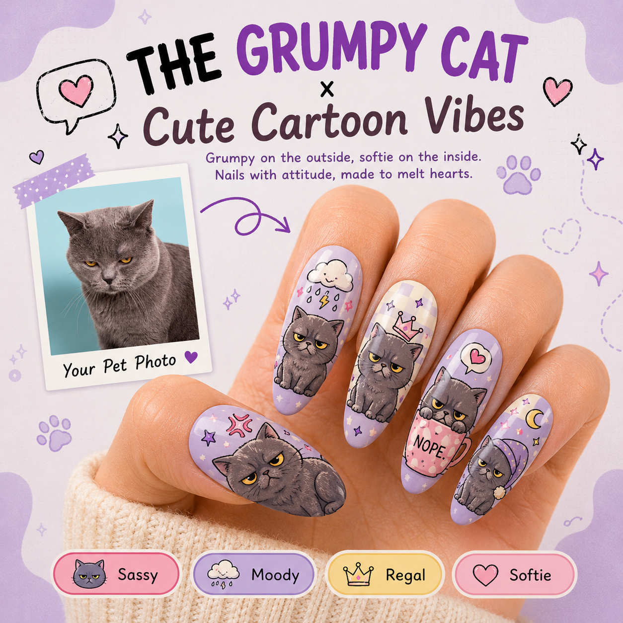CUSTOM CAT NAILS