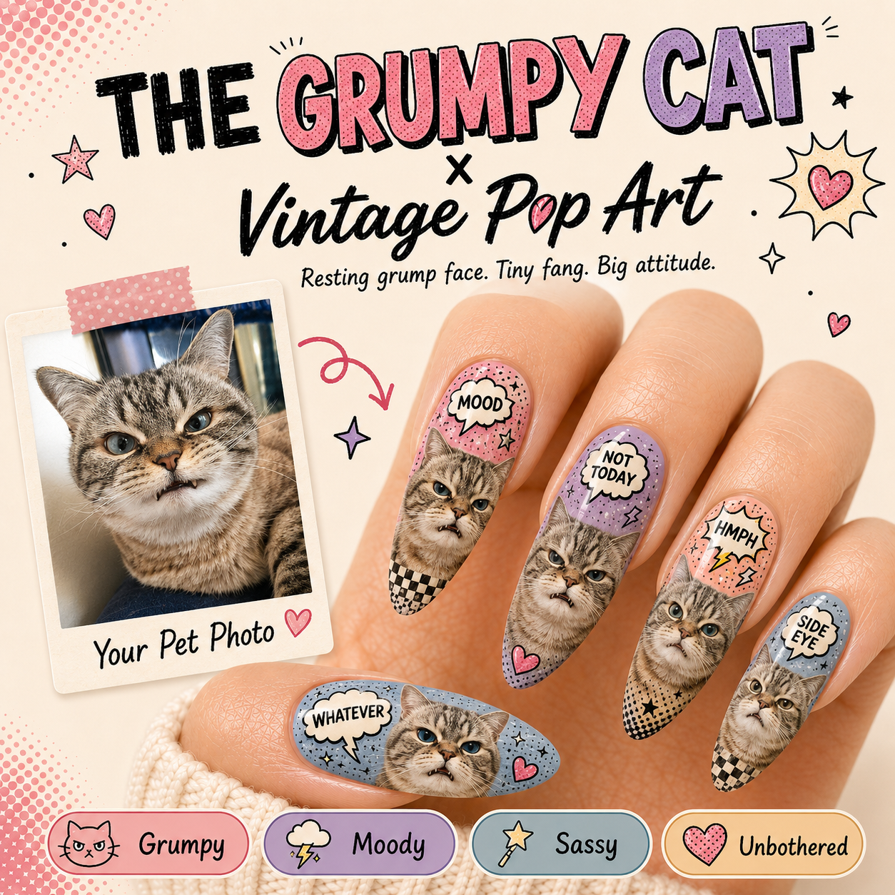 CUSTOM CAT NAILS