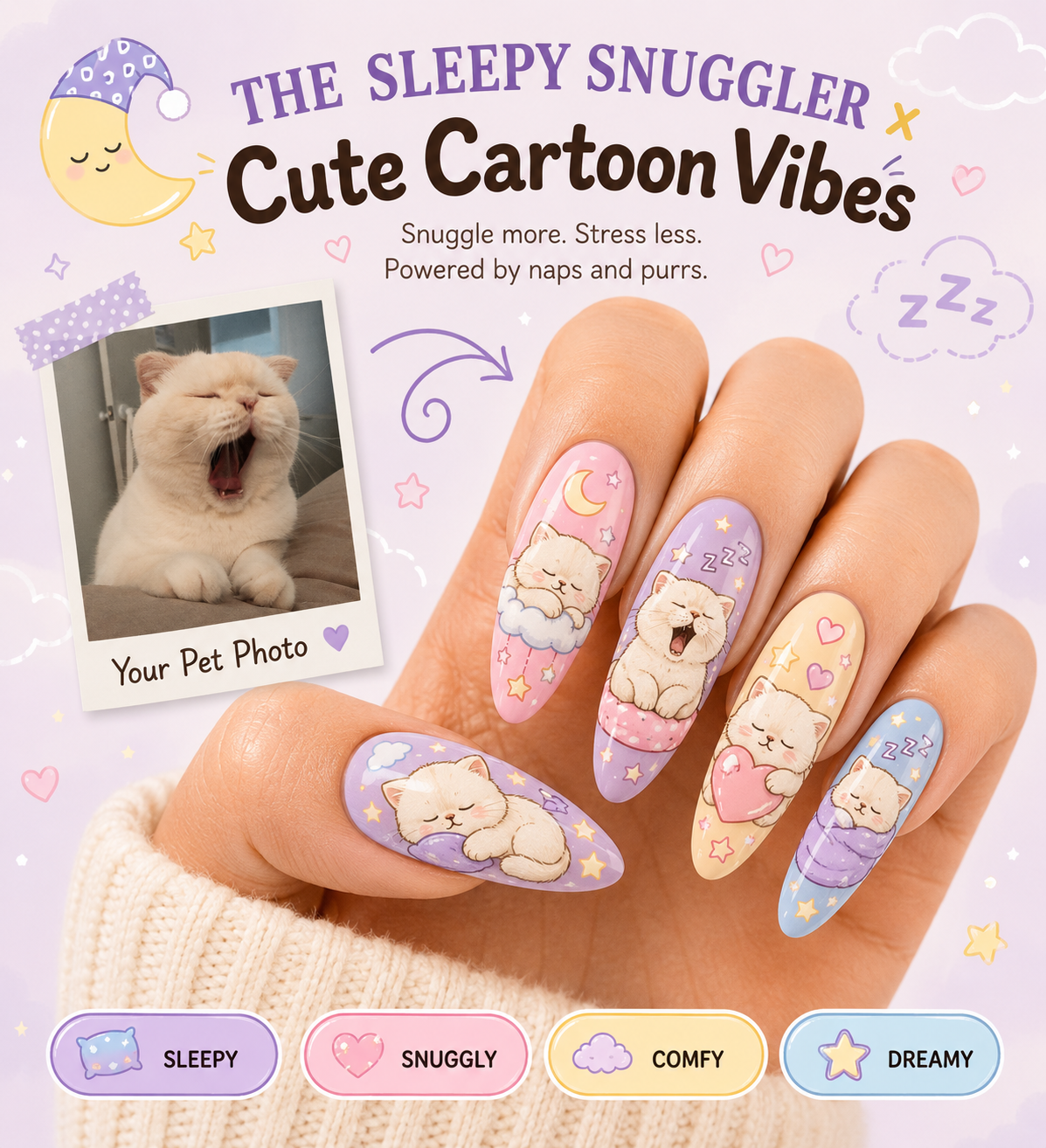 CUSTOM CAT NAILS
