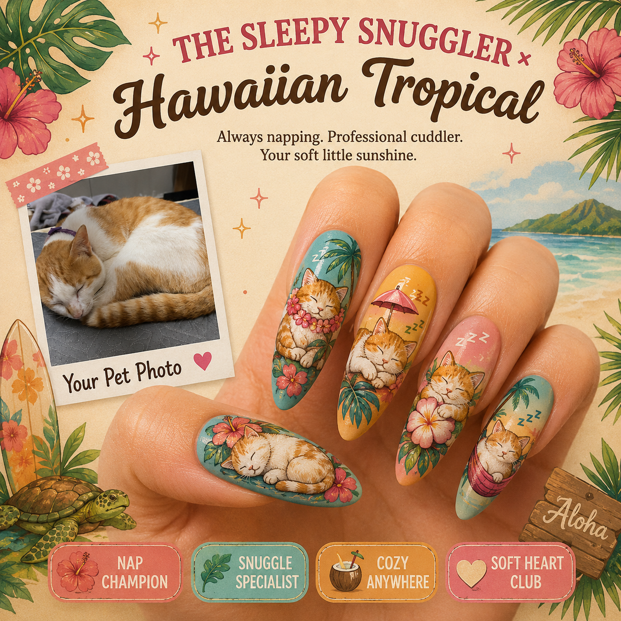 CUSTOM CAT NAILS