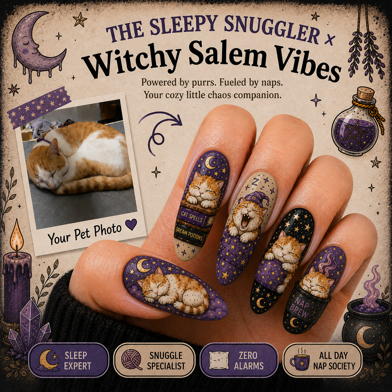 CUSTOM CAT NAILS