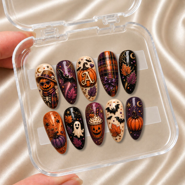 Halloween Skeleton - Personalized Press-On Nails