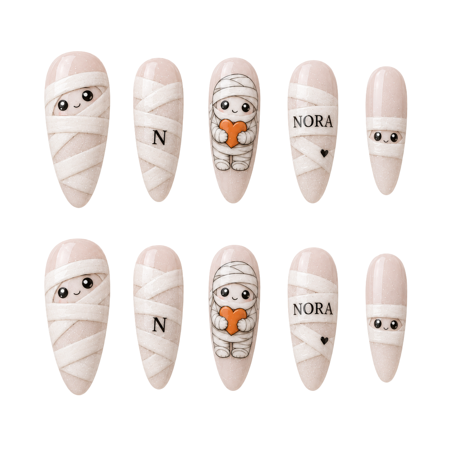 Mummy Love - Personalized Press-On Nails