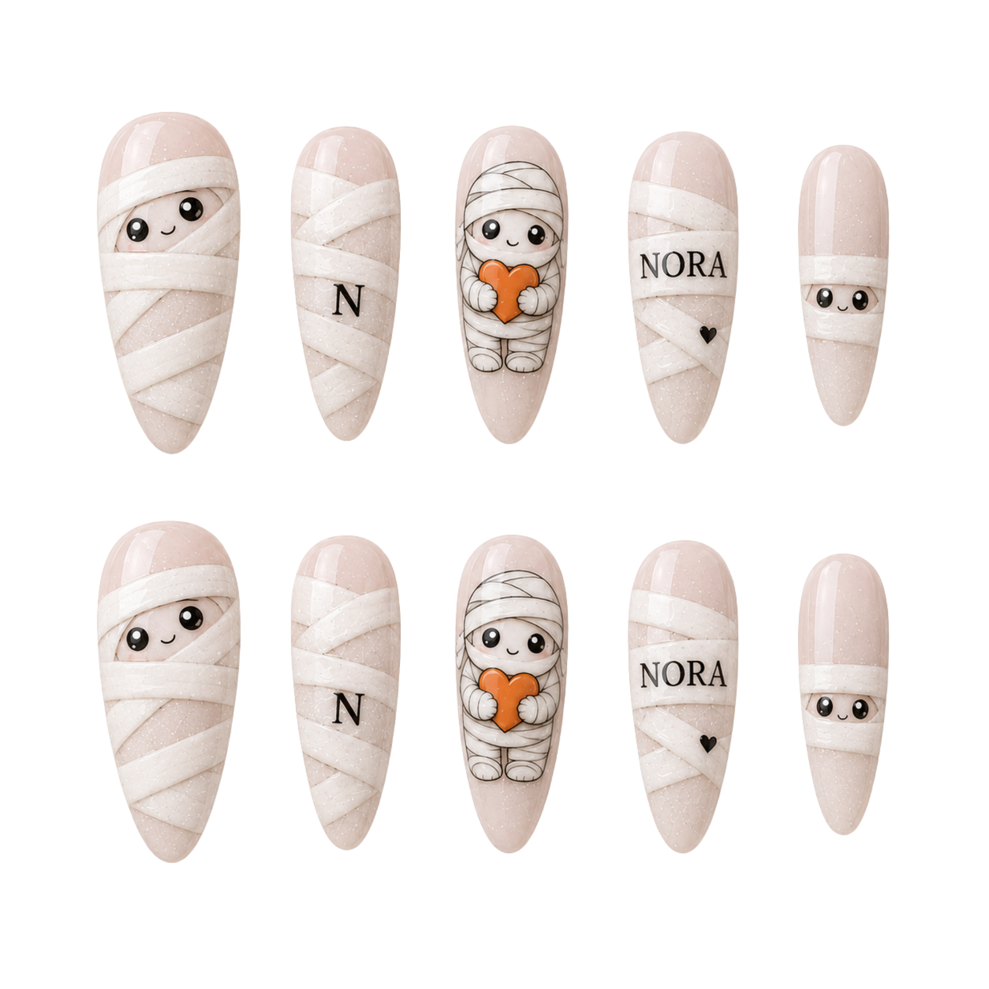 Mummy Love - Personalized Press-On Nails