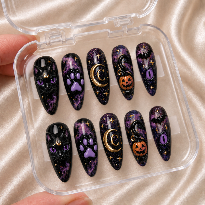 Midnight Familiar - Personalized Press-On Nails
